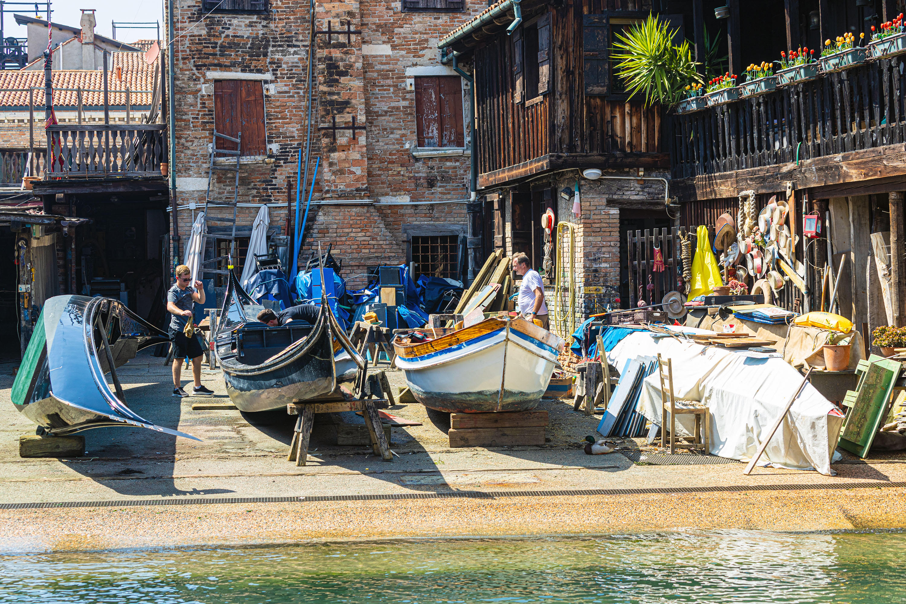 Venedig - Squero di San Trovaso, eine historische Schiffswerft